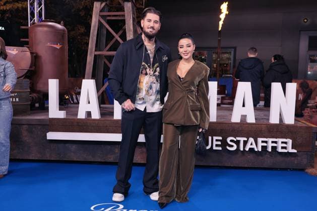 14.11.2025 , Mike Heiter und Leyla Lahouar zur Europapremiere von Landman - Staffel2, Zoo Palast, Berlin, Berlin
