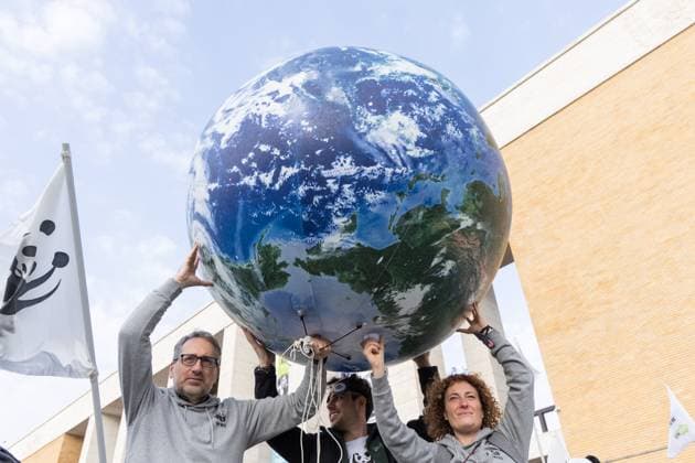 Second edition of Climate Pride in Rome, the national mobilization for the climate promoted by over 80 organizations, including associations and movements.  Copyright: xMatteoxNardonex xipa-agency.netx xMatteoxNardonex IPA_Agency_IPA67987335