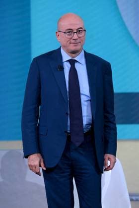 November 15, 2025, Milan, Rome, Italy: TV show TV Talk, Rai 3. Pictured: Aldo Cazzullo . Milan, Italy 15 November 2025 Milan Italy  - ZUMAa289 20251115_zia_a289_207 Copyright: xAgfx