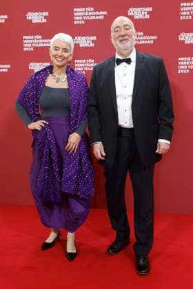 15.11.2025, Hetty Berg, Ron Prosor, Botschafter Israel, beim 24. Preis fuer Verstaendigung und Toleranz im Juedischen Museum in Berlin, Berlin Deutschland, Germany