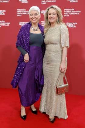 15.11.2025, Hetty Berg, Sarah Wedl-Wilson, beim 24. Preis fuer Verstaendigung und Toleranz im Juedischen Museum in Berlin, Berlin Deutschland, Germany