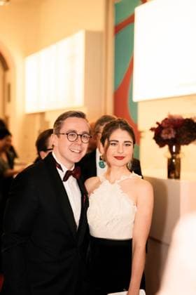 Deutschland, Kultur, Preis für Verständigung und Toleranz 2025 - Jüdisches Museum Berlin: Philipp Amthor (CDU) mit Partnerin Carlotta Voß Copyright: xJamesxZabelx