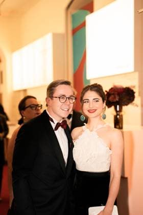 Deutschland, Kultur, Preis für Verständigung und Toleranz 2025 - Jüdisches Museum Berlin: Philipp Amthor (CDU) mit Partnerin Carlotta Voß Copyright: xJamesxZabelx