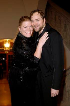 Götz George Preis , Preisverleihung im Kaiserin-Friedrich-Haus, Berlin, 15.11.2025 Gisa Flake und Knud Riepen bei der achten Verleihung des GÖTZ GEORGE PREIS im Kaiserin-Friedrich-Haus in Berlin am 15.11.2025 Berlin Kaiserin-Friedrich-Haus Copyright: xAnitaxBuggex