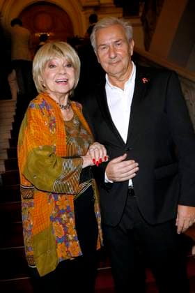 Götz George Preis , Preisverleihung im Kaiserin-Friedrich-Haus, Berlin, 15.11.2025 Judith Winter und Klaus Wowereit bei der achten Verleihung des GÖTZ GEORGE PREIS im Kaiserin-Friedrich-Haus in Berlin am 15.11.2025 Berlin Kaiserin-Friedrich-Haus Copyright: xAnitaxBuggex