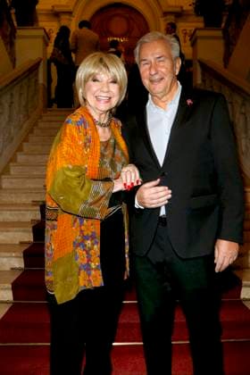 Götz George Preis , Preisverleihung im Kaiserin-Friedrich-Haus, Berlin, 15.11.2025 Judith Winter und Klaus Wowereit bei der achten Verleihung des GÖTZ GEORGE PREIS im Kaiserin-Friedrich-Haus in Berlin am 15.11.2025 Berlin Kaiserin-Friedrich-Haus Copyright: xAnitaxBuggex