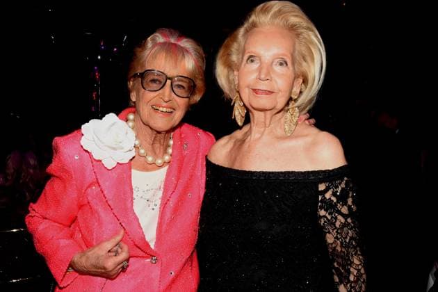 Monika Boehm Ex Faschingsprinzessin Karin Soehnges Ex Faschingsprinzessin Muenchen 15.11.2025 Bayerischer Hof Narhalla Hofballl Foto Muenchen