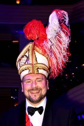 Matthias Stolz Neuer Narrhalla Faschings Praesident Muenchen 15.11.2025 Bayerischer Hof Narrhalla Hofballl Foto Muenchen