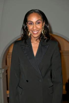 Hadnet Tesfai bei der 8. Verleihung des Götz George Preises 2025 im Kaiserin-Friedrich-Haus. Berlin, 15.11.2025