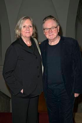 Klaus Hoffmann mit Ehefrau Malene Steger bei der 8. Verleihung des Götz George Preises 2025 im Kaiserin-Friedrich-Haus. Berlin, 15.11.2025