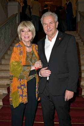 Judy Winter und Klaus Wowereit bei der 8. Verleihung des Götz George Preises 2025 im Kaiserin-Friedrich-Haus. Berlin, 15.11.2025