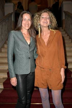 Claudia Urbschat-Mingues und Aline von Drateln bei der 8. Verleihung des Götz George Preises 2025 im Kaiserin-Friedrich-Haus. Berlin, 15.11.2025