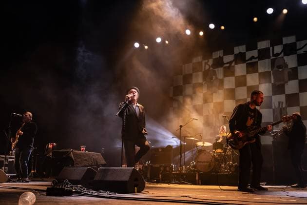 London, Babyshambles play at Brixton Academy. Pictured: (L-R) Mick Whitnall, Peter Doherty, Adam Ficek, Drew McConnell  Copyright: xcristinaxmasseix xipa-agency.netx xx IPA_Agency_IPA68043929