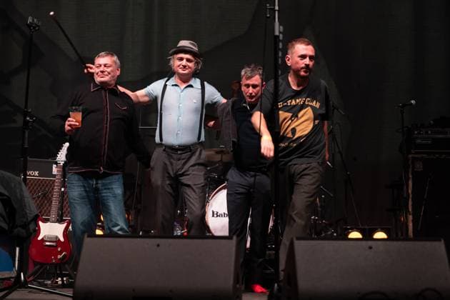 London, Babyshambles play at Brixton Academy. Pictured: Mick Whitnall, Peter Doherty, Adam Ficek, Drew McConnell  Copyright: xcristinaxmasseix xipa-agency.netx xx IPA_Agency_IPA68043948