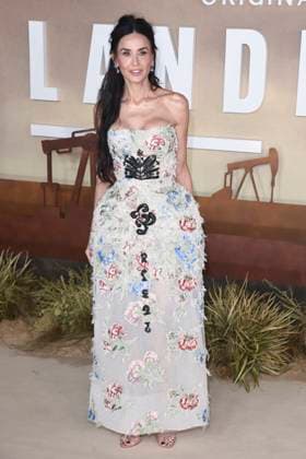 Demi Moore bei der Premiere der 2. Staffel der Paramount+ Serie Landman in Cineworld Leicester Square. London, 16.11.2025