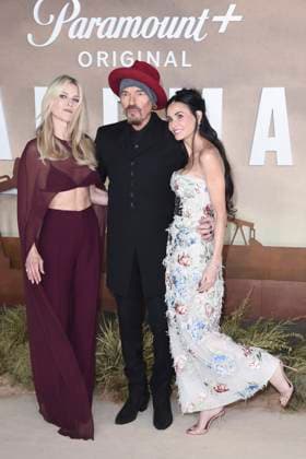 Ali Larter, Billy Bob Thornton und Demi Moore bei der Premiere der 2. Staffel der Paramount+ Serie Landman in Cineworld Leicester Square. London, 16.11.2025