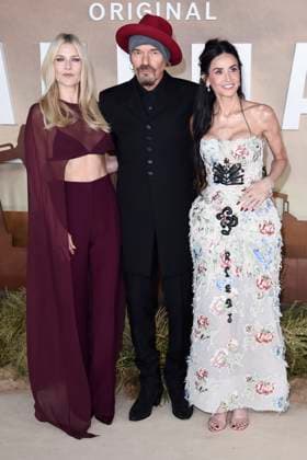 Ali Larter, Billy Bob Thornton und Demi Moore bei der Premiere der 2. Staffel der Paramount+ Serie Landman in Cineworld Leicester Square. London, 16.11.2025