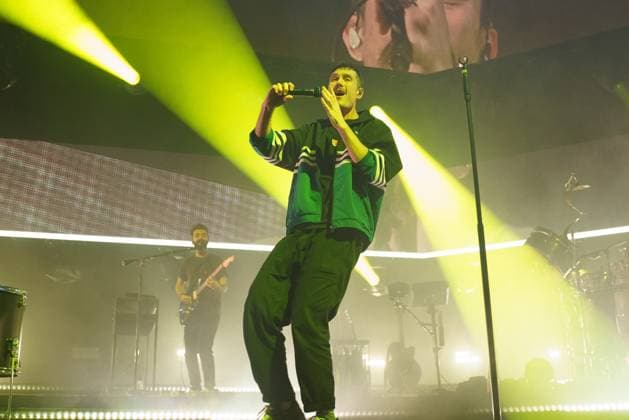 Bastille performs in Brighton, UK Brighton, UK, Bastille, Sunday 16 November 2025 at The Brighton Centre. Dan Smith vocalist pictured., Credit:Andy Sturmey Avalon United Kingdom  Copyright: xAndyxSturmeyx xAvalonx 1052865515
