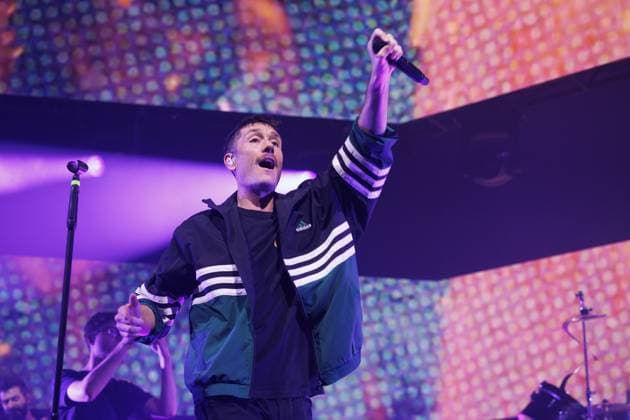 Bastille performs in Brighton, UK Brighton, UK, Bastille, Sunday 16 November 2025 at The Brighton Centre. Dan Smith vocalist pictured., Credit:Andy Sturmey Avalon United Kingdom  Copyright: xAndyxSturmeyx xAvalonx 1052865654