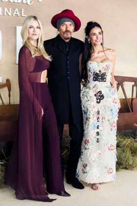 Ali Larter, Billy Bob Thornton und Demi Moore bei der Premiere der 2. Staffel der Paramount+ Serie Landman in Cineworld Leicester Square. London, 16.11.2025