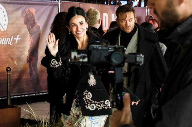 Demi Moore bei der Premiere der 2. Staffel der Paramount+ Serie Landman in Cineworld Leicester Square. London, 16.11.2025