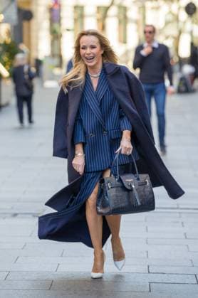 Amanda Holden as she leaves Global Radio Studios after presenting her Heart Breakfast Radio show Featuring: Amanda Holden Where: London, United Kingdom When: 17 Nov 2025 Credit: Richard Lincoln Cover Images EDITORIAL USE ONLY. NOT FOR USE BY NEWSPAPERS BASED IN THE UK. Copyright: xRichardxlincolnx coverimg55273472