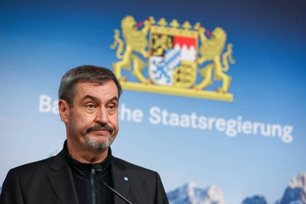 Pressekonferenz nach Sitzung des Startup- und Technologiegipfel am 17.11.2025 im Prinz-Carl-Palais in München Markus Söder ( Ministerpräsident Bayern ) informiert über die wesentlichen Ergebnisse der Beratung zum Startup- und Technologiegipfel *** Press conference after the Startup and Technology Summit meeting on 17 11 2025 at Prinz Carl Palais in Munich Markus Söder Minister-President of Bavaria informs about the main results of the consultation on the Startup and Technology Summit xMSx