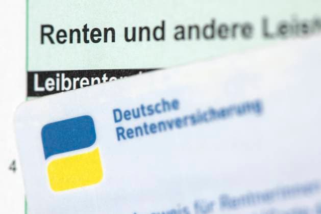 Deutsche Rentenversicherung Ein Formular für die Einkommensteuererklärung für das Finanzamt über Renten