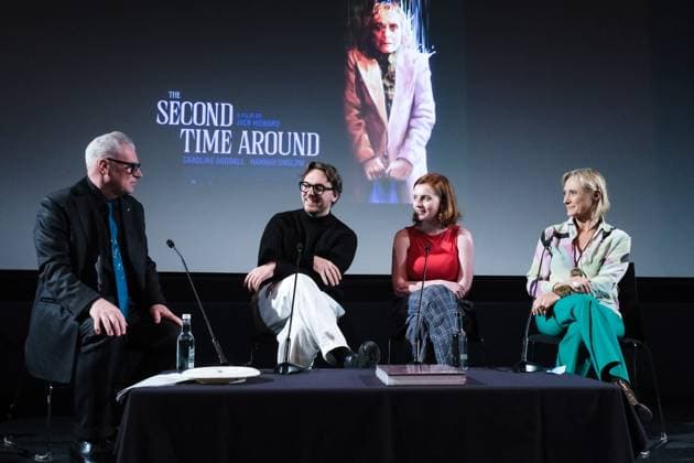 Mark Kermode, Jack Howard, Hannah Onslow and Caroline Goodall on stage at Mark Kermode in 3D on Monday 17 November 2025 Mark Kermode, Jack Howard, Hannah Onslow and Caroline Goodall on stage at Mark Kermode in 3D on Monday 17 November 2025 at BFI Southbank, London. ., Credit:Julie Edwards Avalon  Copyright: xJuliexEdwardsx xAvalonx 1053015438