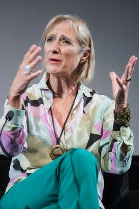 Caroline Goodall in der Talkshow Mark Kermode Live in 3D im BFI Southbank. London, 17.11.2025