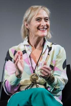 Caroline Goodall in der Talkshow Mark Kermode Live in 3D im BFI Southbank. London, 17.11.2025