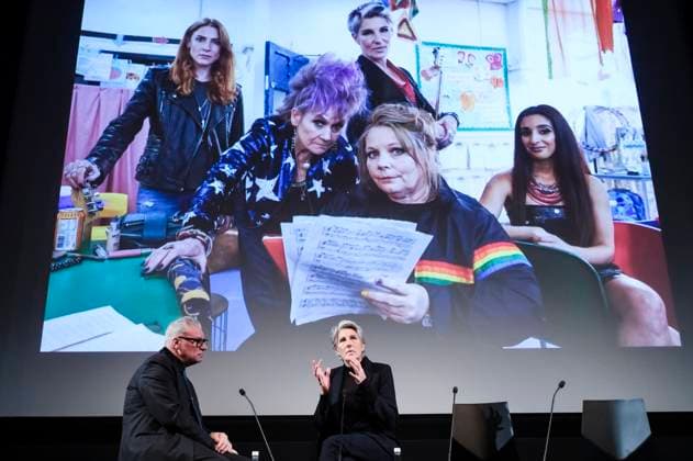 Mark Kermode und Tamsin Greig in der Talkshow Mark Kermode Live in 3D im BFI Southbank. London, 17.11.2025