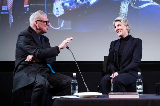 Mark Kermode und Tamsin Greig in der Talkshow Mark Kermode Live in 3D im BFI Southbank. London, 17.11.2025