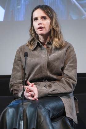 Felicity Jones in der Talkshow Mark Kermode Live in 3D im BFI Southbank. London, 17.11.2025