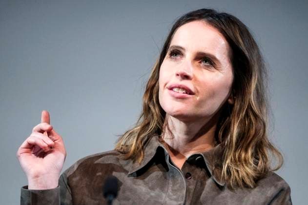 Felicity Jones in der Talkshow Mark Kermode Live in 3D im BFI Southbank. London, 17.11.2025