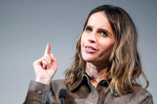 Felicity Jones in der Talkshow Mark Kermode Live in 3D im BFI Southbank. London, 17.11.2025