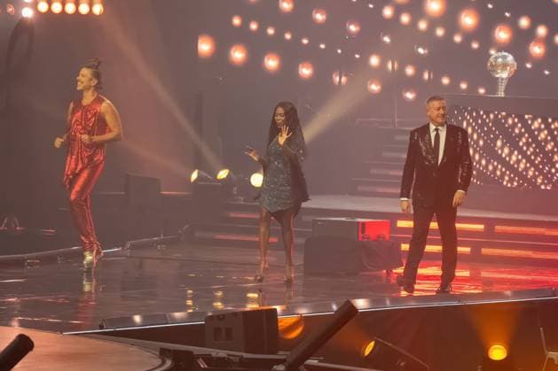 Lets DanceLive - Die Tour 2025 Jorge Gonzales, Joachim Llambi, Motsi Mabuse bei der Live-Show Lets Dance am 17.11.2025 in der Festhalle Frankfurt. Frankfurt Festhalle Hessen
