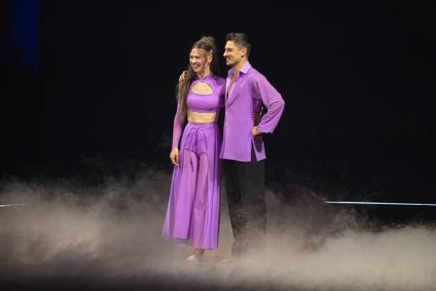 Lets DanceLive - Die Tour 2025 Ann-Kathrin Bendixen und Zsolt Sándor Cseke bei der Live-Show Lets Dance am 17.11.2025 in der Festhalle Frankfurt. Frankfurt Festhalle Hessen