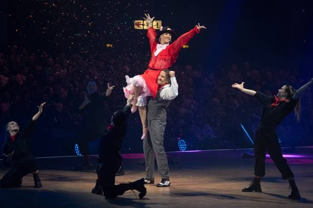 Lets DanceLive - Die Tour 2025 Mark Keller und Kathrin Menzinger bei der Live-Show Lets Dance am 17.11.2025 in der Festhalle Frankfurt. Frankfurt Festhalle Hessen