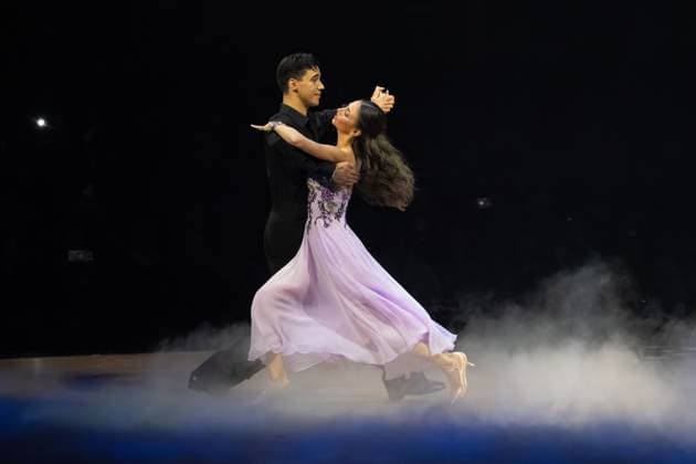 Lets DanceLive - Die Tour 2025 Diego Pooth und Ekaterina Leonova bei der Live-Show Lets Dance am 17.11.2025 in der Festhalle Frankfurt. Frankfurt Festhalle Hessen