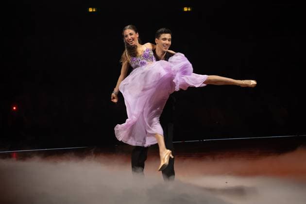 Lets DanceLive - Die Tour 2025 Diego Pooth und Ekaterina Leonova bei der Live-Show Lets Dance am 17.11.2025 in der Festhalle Frankfurt. Frankfurt Festhalle Hessen
