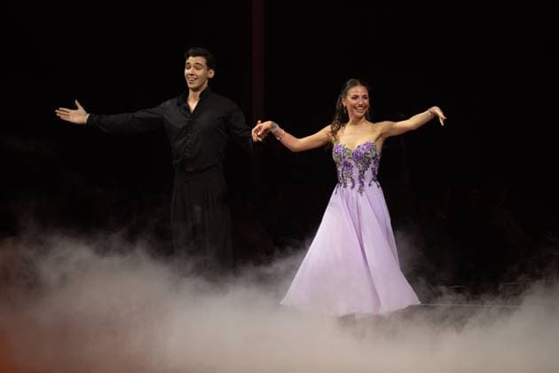 Lets DanceLive - Die Tour 2025 Diego Pooth und Ekaterina Leonova bei der Live-Show Lets Dance am 17.11.2025 in der Festhalle Frankfurt. Frankfurt Festhalle Hessen