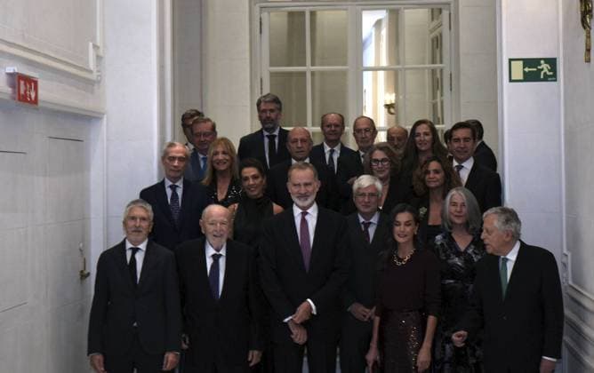 King Felipe VI and Queen Letizia attending 42 edition of Francisco Cerecedo awards in Madrid on Tuesday, 18 November 2025. Cordon Press 