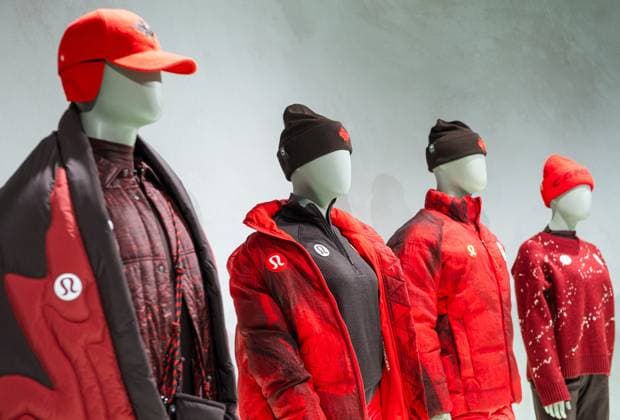 November 18, 2025, Toronto, On, Canada: LululemonöÄÃ s new Team Canada uniforms for the Milano Cortina 2026 Winter Olympics are unveiled in Toronto, Tuesday, Nov. 18, 2025. Toronto Canada  - ZUMAc35_ 20251118_zaf_c35_052 Copyright: xLauraxProctorx