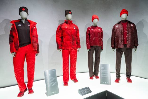 November 18, 2025, Toronto, On, Canada: LululemonöÄÃ s new Team Canada uniforms for the Milano Cortina 2026 Winter Olympics are unveiled in Toronto, Tuesday, Nov. 18, 2025. Toronto Canada  - ZUMAc35_ 20251118_zaf_c35_051 Copyright: xLauraxProctorx