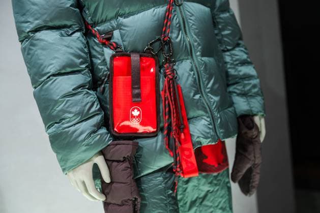 November 18, 2025, Toronto, On, Canada: LululemonöÄÃ s new Team Canada uniforms for the Milano Cortina 2026 Winter Olympics are unveiled in Toronto, Tuesday, Nov. 18, 2025. Toronto Canada  - ZUMAc35_ 20251118_zaf_c35_055 Copyright: xLauraxProctorx