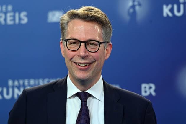 Markus BLUME (CSU,Bayerischer Staatsminister für Wissenschaft und Kunst). Einzelbild,angeschnittenes Einzelmotiv,Portraet,Portrait,Porträt. Verleihung Bayerischer Kunstpreis 2025 am 18.11.2025 im Bergson Kunstkraftwerk in Muenchen