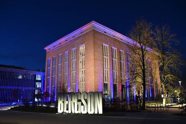 Aussenaufnahme BERGSON,Ubersicht,Gebaeude,Location. Verleihung Bayerischer Kunstpreis 2025 am 18.11.2025 im Bergson Kunstkraftwerk in Muenchen