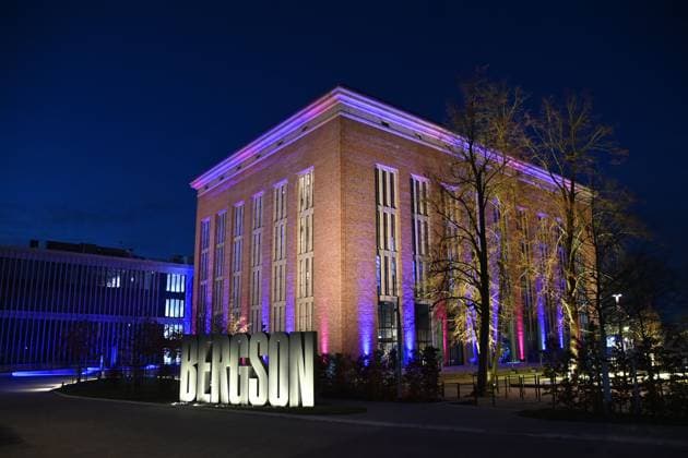 Aussenaufnahme BERGSON,Ubersicht,Gebaeude,Location. Verleihung Bayerischer Kunstpreis 2025 am 18.11.2025 im Bergson Kunstkraftwerk in Muenchen