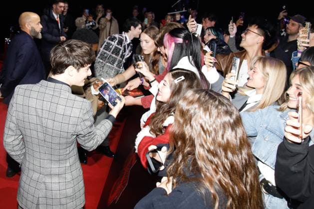 Premiere der Stranger Things Staffel 5 in Berlin Berlin, 18.11.2025 Caleb McLaughlin, Finn Wolfhard und Noah Schnapp bei der Premiere der Stranger Things Staffel 5 in Berlin Berlin Copyright: xMatthiasxGränzdörferx